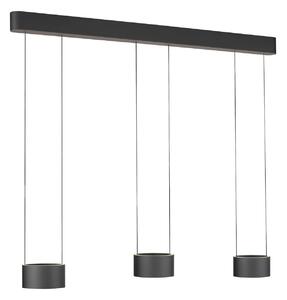 Függőlámpa PURE, Clipse, dimmable, Szürke, Nappali, Fém, Modern