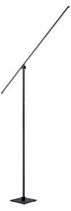 Állólámpa PURE, PURE Grafo, dimmable, Fekete, Nappali, Fém, Modern