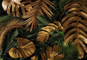 Fotótapéta - Arany levelek (147x102 cm)