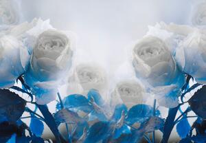 Fotótapéta - Fehér rózsák (147x102 cm)