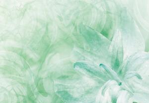 Fotótapéta - Zöld virág (147x102 cm)