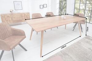 Étkezőasztal MYSTIKA 160 cm - természetes