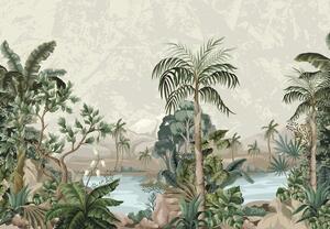 Fotótapéta - Dzsungel táj (147x102 cm)
