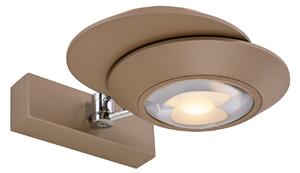 Fali Lámpa PURE, Oculis, dimmable, Bronz / Öreg Sárgaréz, Hálószoba, Fém, Modern