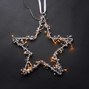 STAR LIGHTS dekor csillag LED-es égőkkel USB kábellel, Ø 30 cm