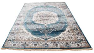 Perzsa szőnyeg kék Isfahan 160x230 klasszikus szőnyeg