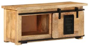 Tömör mangófa TV-szekrény 90 x 35 x 40 cm