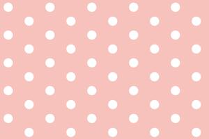 Öntapadó Tapét rózsaszín vászon fehér pöttyökkel