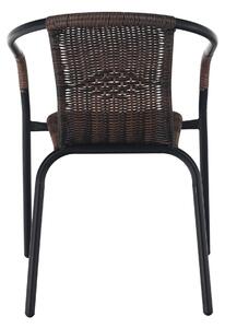Kerti szék Durley (barna + fekete). 744499