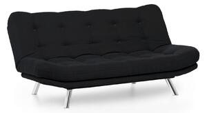 Háromszemélyes kanapé Mishike (fekete). 1072902