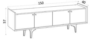 TV asztal/szekrény Chin (zafír tölgy). 1072900