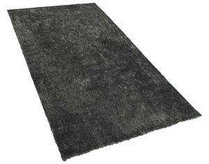 Sötétszürke hosszú szálú szőnyeg 80 x 150 cm EVREN