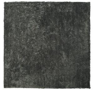 Sötétszürke hosszú szálú szőnyeg 200 x 200 cm EVREN