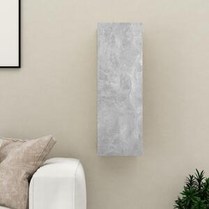Betonszürke szerelt fa TV-szekrény 30,5 x 30 x 90 cm