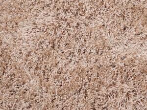 Bézs hosszú szálú szőnyeg ⌀ 140 cm CIDE