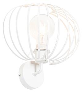 Design fali lámpa fehér 30 cm - Johanna