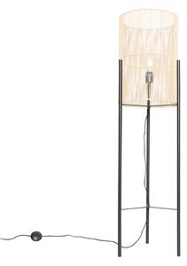 Skandináv állólámpa bambusz - Natasja