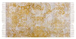 Sárga És Bézs Színű Szőnyeg 80 x 150 cm BOYALI
