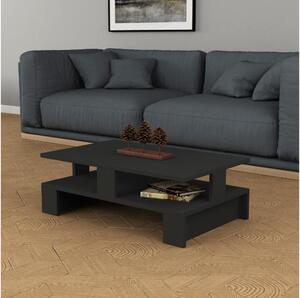 Asir Kávésasztal MANSU 27,5x80 cm fekete AS0761