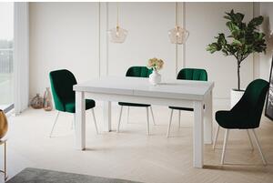Classic összecsukható étkezőasztal (120x80 cm) Szürke Fehér