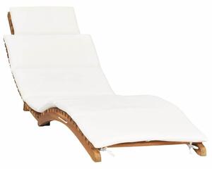 VidaXL Teakfa Napozóágy - Összecsukható - 175cm