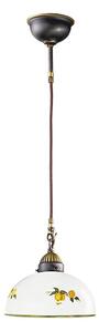 Kolarz Kolarz 731.30.129 - Csillár zsinóron NONNA 1xE27/75W/230V átm. 30 cm citromok KL0378