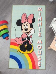 Disney Minnie gyerek szőnyeg szivárvány 80x150cm