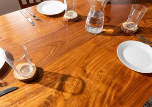 CAMBRIDGE HONEY étkezőasztal SUNO masszív akác, mézszínű