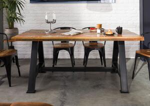 Massziv24 - INDUSTRY Étkezőasztal 220x100 cm. régi fa