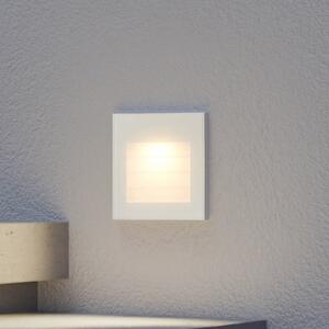 Arcchio LED fali süllyesztett lámpa Zamo, lamellás, fehér, fém, IP65