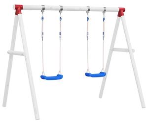 2 db kék polietilén hinta kötéllel 38 x 16 cm