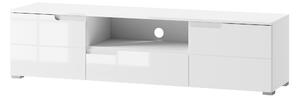 TV asztal/szekrény Sallosa 9 (fehér + fényes fehér). 1068214