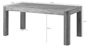 Massziv24 - VIENNA Étkezőasztal 160x90 cm, tölgy