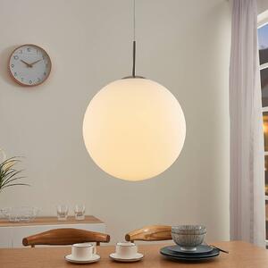 Lindby Rhona függő lámpa, opál üveggömb, 30 cm