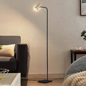 Lindby állólámpa Sanad, magasság 137 cm, sárgaréz, fém, GU10