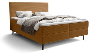 Egyszemélyes ágy 120 cm Napoli Bonell (karamell) (ágyráccsal, tárolóhellyel). 1082432