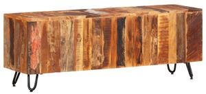 Tömör újrahasznosított fa TV-szekrény 110 x 30 x 40 cm