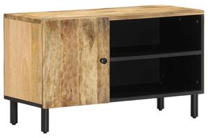 Tömör mangófa TV-szekrény 80 x 31 x 46 cm