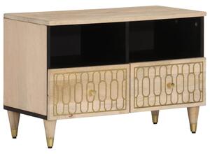 Tömör mangófa TV-szekrény 70 x 33 x 46 cm