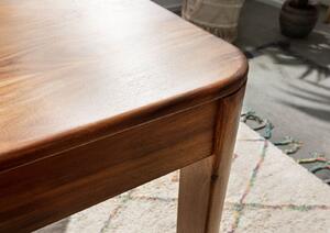 Massziv24 - MONTREAL Étkezőasztal 140x90 cm, barna, paliszander