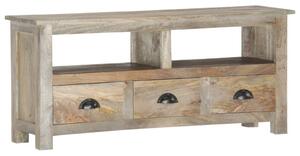 Tömör mangófa TV-szekrény 110 x 30 x 50 cm