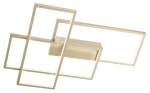 PLANAO LED mennyezeti lámpa, matt réz, 50W