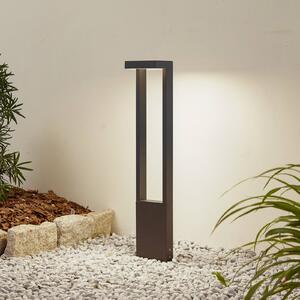 Lindby LED-es útvilágítás Lonete, magasság 65 cm, antracit, IP65