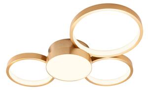 CRONOS modern LED mennyezeti lámpa, 3-as, bronz
