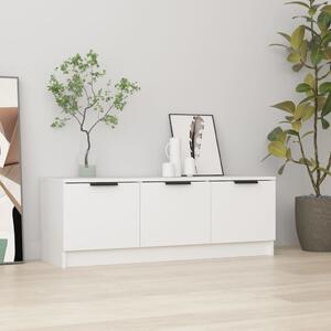 Fehér szerelt fa TV-szekrény 102 x 35 x 36,5 cm
