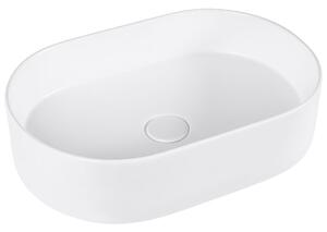 Pultra helyezhető mosdókagyló NICKERIE 50 x 33 cm Kerámia Fehér