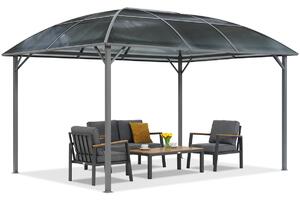 Fém pavilon Dominican 3x4 Garden Point antracit színben