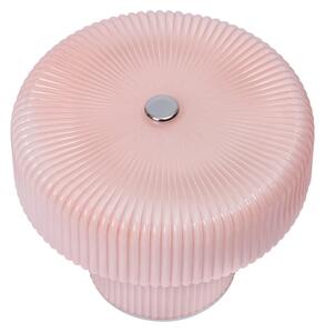 Asztali lámpa ferm LIVING, dimmable, Rózsaszín / Rosé, Nappali, Üveg