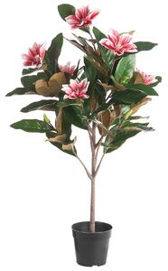 Műnövény MAGNOLIA TREE 90 cm Piros