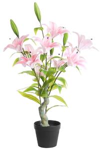 Műnövény LILIARIUM 85 cm Rózsaszín